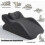 Memory Foam Leg Elevation Pillow for Couples, Ergonomic 27 Degree Wedge Back Support, Non Slip Base, Breathable Cover 1