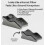 Memory Foam Leg Elevation Pillow for Couples, Ergonomic 27 Degree Wedge Back Support, Non Slip Base, Breathable Cover 2