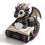Dragon Tissue Box DIY Sewing Project Quilted Patchwork Craft Tissue Holder for Desk Shelf or Study Display Multicolor Organizer 1