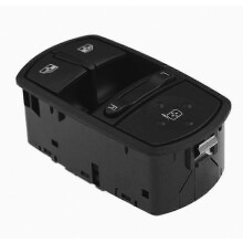 Ikkunannostimen kytkin Opel Corsa D/E 2006–2014, oikea ohjaus, musta muovinen auton varaosa