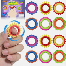 12er-Set Fidget-Ringe für Erwachsene und Kinder, leise Stressringe zur Beruhigung, sensorische Spielzeuge für Schule, Alltag und Konzentration bei U