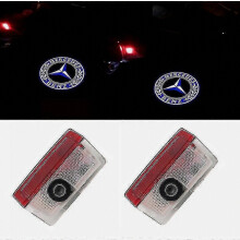 2er-Set LED Tür Projektionsleuchte für Auto, passend für GLS, GLC, GLB, GLA sowie A-, B-, C- und E-Klasse, S04