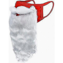 Masc Athchruthaithe Aghaidhe le Féasóg Shanta Claus do Chóisir na Nollag, compordach agus te, do dhaoine fásta