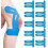 10-Pack Blue Precut Kinesiology Tape for Knee Support, Waterproof, Elastic and Breathable for Active Use 1