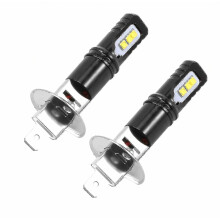 2er Set LED-Scheinwerferlampen 6000 K Superweiß 6000 lm für Fernlicht und Tagfahrlicht, langlebig und hell