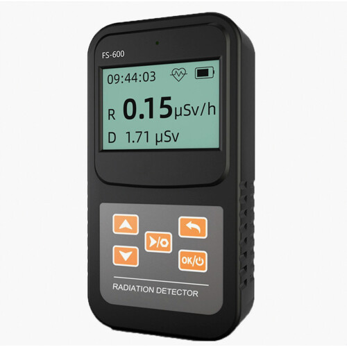 Contatore Geiger Portatile Automatico per Rilevamento Radiazioni Nucleari, Impermeabile, per Mobili e Interni