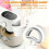Folding Kitchen Funnel, Food Grade Silicone, Foldable Baking Accessory for Stand Mixer, Durable, Space Saving, Easy to Store 2