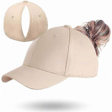 Magnetische Baseballkappe für Damen mit verstellbarer Öffnung hinten, geeignet für jeden Pferdeschwanz, bequeme Passform