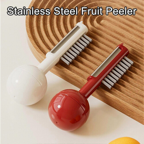 Self Standing Vegetable Peeler with Sharp Stainless Steel Blade Ergonomic Handle for Fruit and Kitchen Prep 2