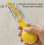 Self Standing Vegetable Peeler with Sharp Stainless Steel Blade Ergonomic Handle for Fruit and Kitchen Prep 4