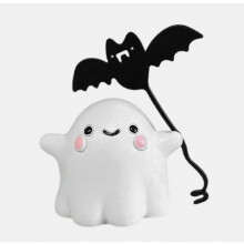 Söpö henkikoiran figuuri hartsista, halloweenin pöytäkoriste kotiin ja toimistoon, yksityiskohtainen sisustuskoriste
