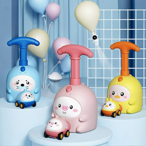 Balloon Powered Air Rocket Launcher STEM Science Experiment Toy for Kids Educational Physics Kit 2