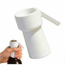 Mechanischer Flaschenöffner mit ergonomischem Griff, handliches Werkzeug zum mühelosen Öffnen von Flaschenverschlüssen
