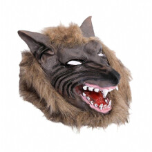Werwolf-Krallenhandschuhe mit Fell, Pfoten-Kostümzubehör für Halloween, Karneval und Party, schwarz, weich und realistisch