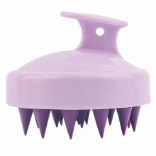 Ergonomická masážna kefa na pokožku hlavy s palmovým úchopom na každodenné použitie mäkká skladná