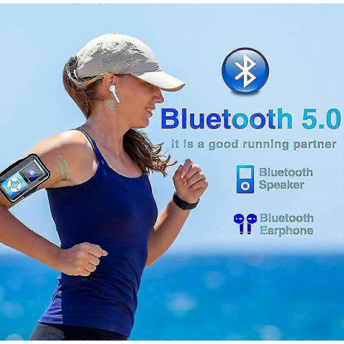 Φορητό MP3 Player με Bluetooth 5.0, κάρτα μνήμης 32 GB, ραδιόφωνο FM και ακουστικά HiFi για μουσική 1