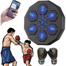 Muzikale boks pads, slimme wandgemonteerde boksmachine voor training, draagbaar stootkussen voor boksoefeningen