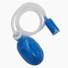 Bottiglia urinaria da 2000 ml per uomini, grande capacità, a prova di fuoriuscita, per pazienti allettati, blu