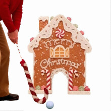 Christmas Mini Golf Game Set, Indoor Desktop Toy for Family Parties, Holiday Decor, Fun Entertainment Gift for Kids and Adults