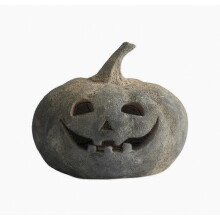 Käsintehty kurpitsalyhty syksyn ja halloweenin koristeluun, lämmin kodin sisustus juhlatunnelmaan