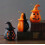 3 Τεμάχια Φωτάκια Κολοκύθας LED για το Halloween Φορητά με Καπέλο Μάγισσας και Φάντασμα 2