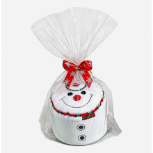 Christmas Cake Towel Figurines Santa Snowman Tree Decorations for Holiday Gifts and Home Decor