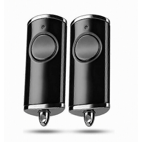 868 MHz 1 Button Garage Remote Control with Dual Programming, Fixed Code, Compatible with HSE1 HSE2 HS1 SupraMatic ProMatic, Set of 2 Remo