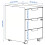 IKEA TROTTEN Drawer Unit 40x47x56 cm 6