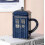 Τσαγιέρα Tardis του Doctor Who, κεραμική, μπλε, διακοσμητική για λάτρεις της σειράς 3