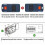 10-Pack 433.92 MHz Rolling Code Garage Door Remote Control, 2-Button Handheld Transmitter, Compatible with BFT MITTO COOL C2 C4 Mitto2 Mit 5