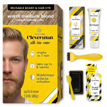Wiederverwendbare Haar- & Bartfarbe für Männer - Warmes Mittelblond 8.31 | Bis zu 5 Anwendungen, 7 Minuten | Natürliche Grauabdeckung