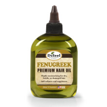 Difeel Fenugreek Premium Haarolie 7,1 Ounce - Fenugreekolie voor Haar, Behandeling voor Alle Haartypes