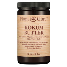 Raw Kokum Butter 32 oz. / 2 lbs. Pot - 100% Pure Natuurlijke Koudgeperste Butter