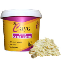 3CAYG Natuurlijke Cacaoboter 1LB Rauw Ongezuiverd - Luxe Huidbevochtiger en Haarconditioner