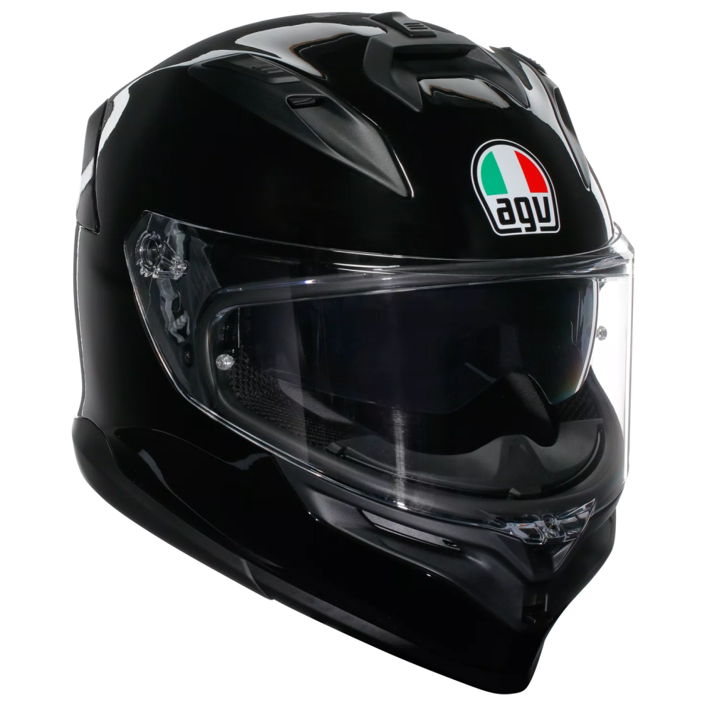 Agv Unisex Mono Black - K7 Mplk - Motorbike Full Face Helmet E2206, Size: Xl - Image 3