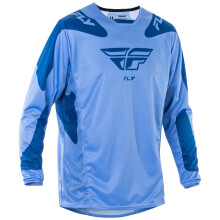 (XL) Fly Racing Kinetic SYM MX Jersey Ultramarine / Dark Blue