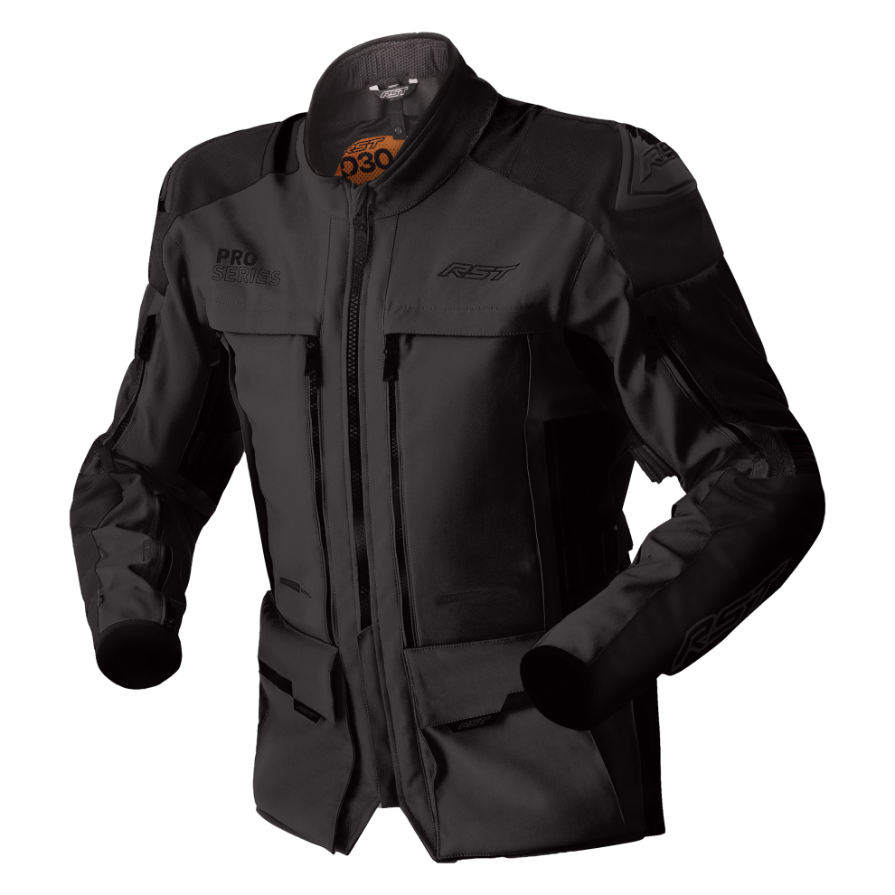 (44) Rst Pro Series Adventure D3o Textile Jacket / Black - Image 3