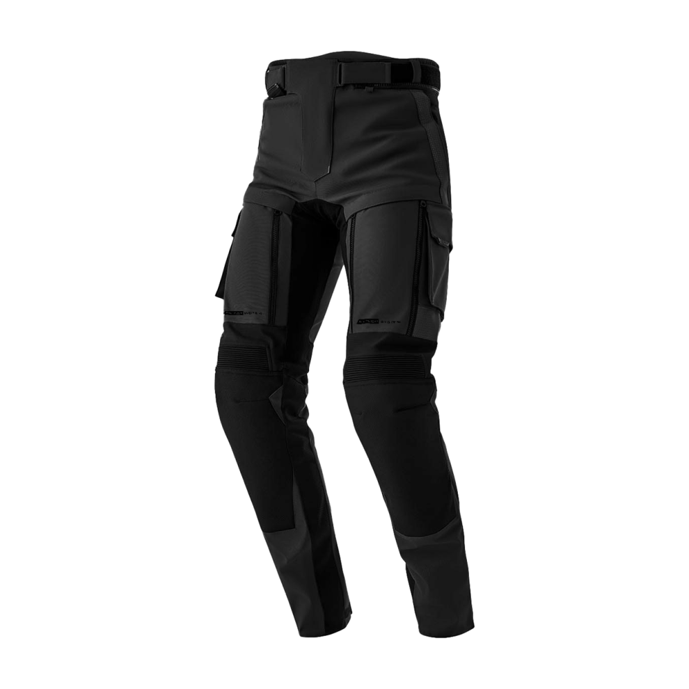 Rst Men's Black Pro Series Adventure D3o Waterproof Motorcycle Textile Pants - Image 2
