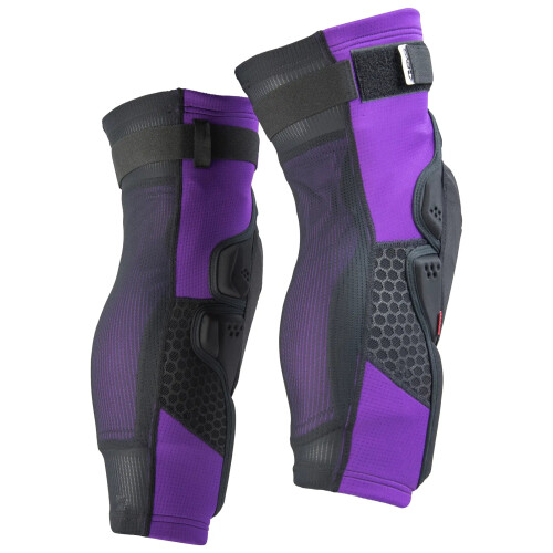 (XXL) EVS Slayco Knee Guards Black / Purple 1