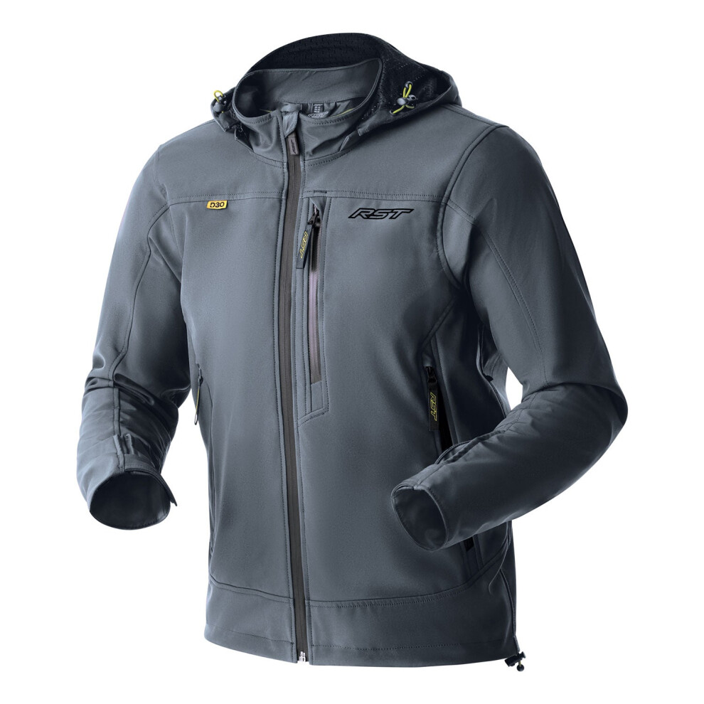 Rst Men's Grey Havoc D3o Waterproof Motorcycle Textile Jacket - Image 2