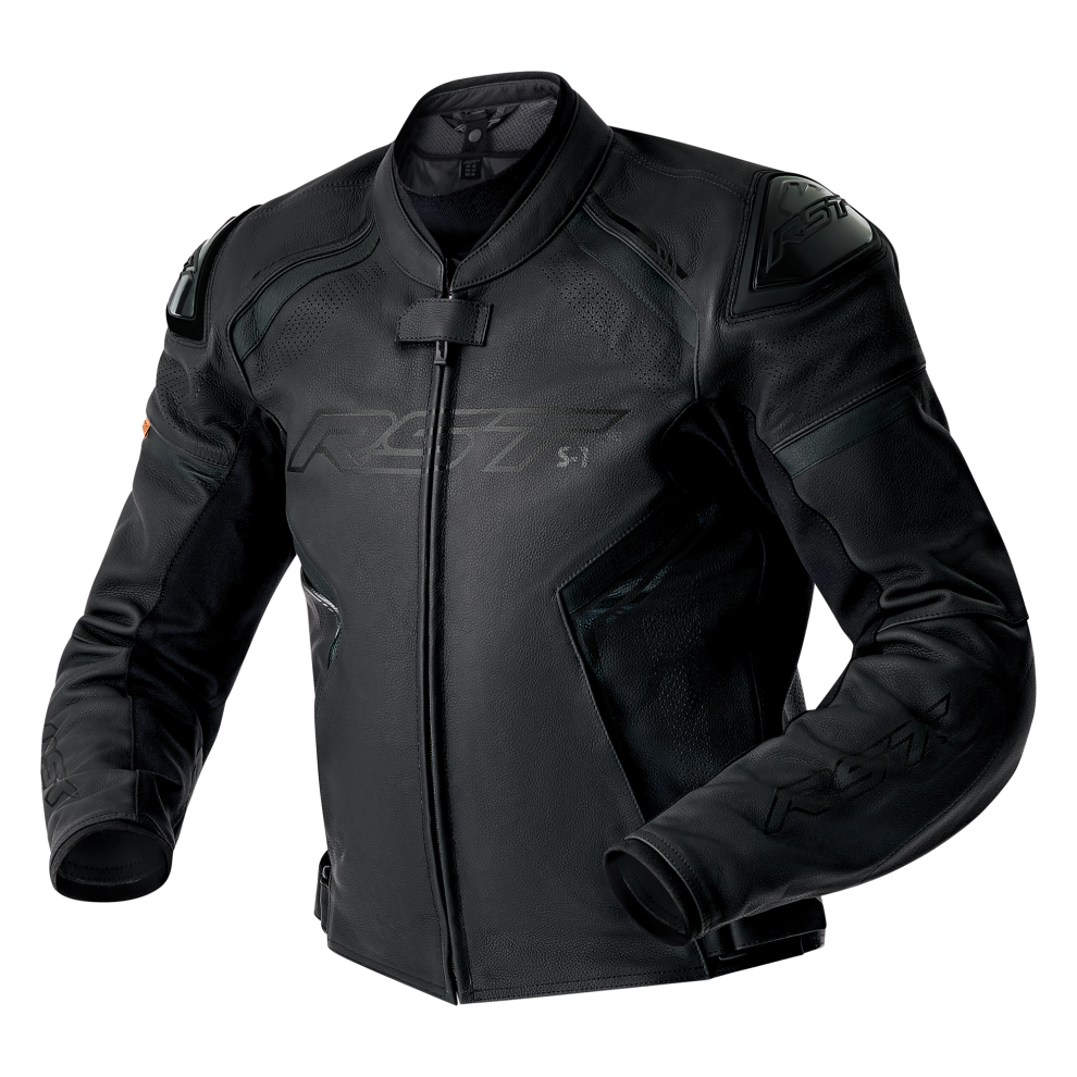 Rst Men's Black S1 D3o Perforated Motorcycle Leather Jacket - Image 2