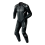 (44) RST S1 D3O One Piece Leather Suit Black / Black / White 1