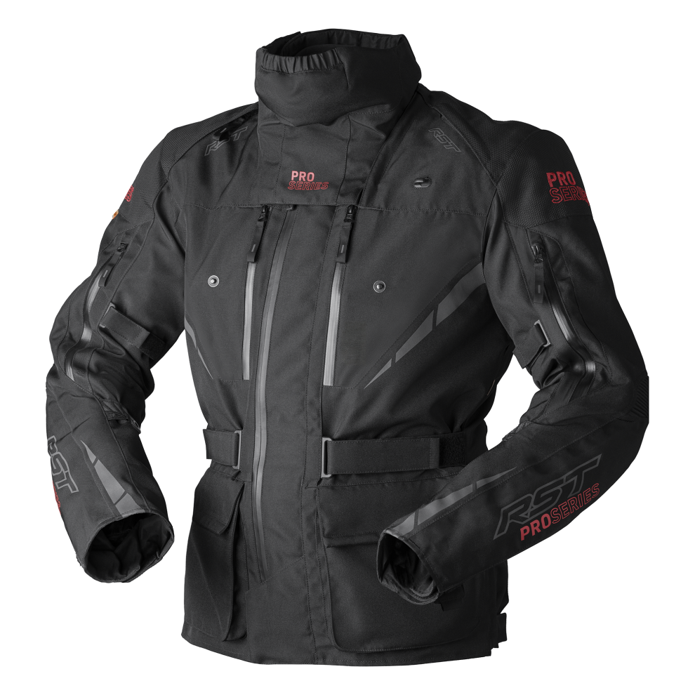 Rst Men's Black Pro Series Paragon D3o Motorcycle Textile Jacket - Image 2