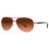 Oakley Oakley Feedback Ladies Sunglasses Rose Gold / Prizm Brown Gradient 1