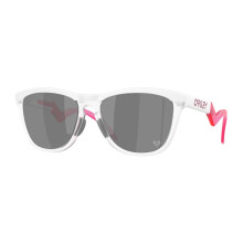 Oakley Frogskins Hybrid Sunglasses Matt White / Prizm Black Lens