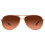 Oakley Oakley Feedback Ladies Sunglasses Rose Gold / Prizm Brown Gradient 2