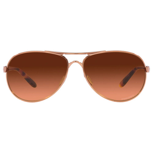 Oakley Oakley Feedback Ladies Sunglasses Rose Gold / Prizm Brown Gradient 1