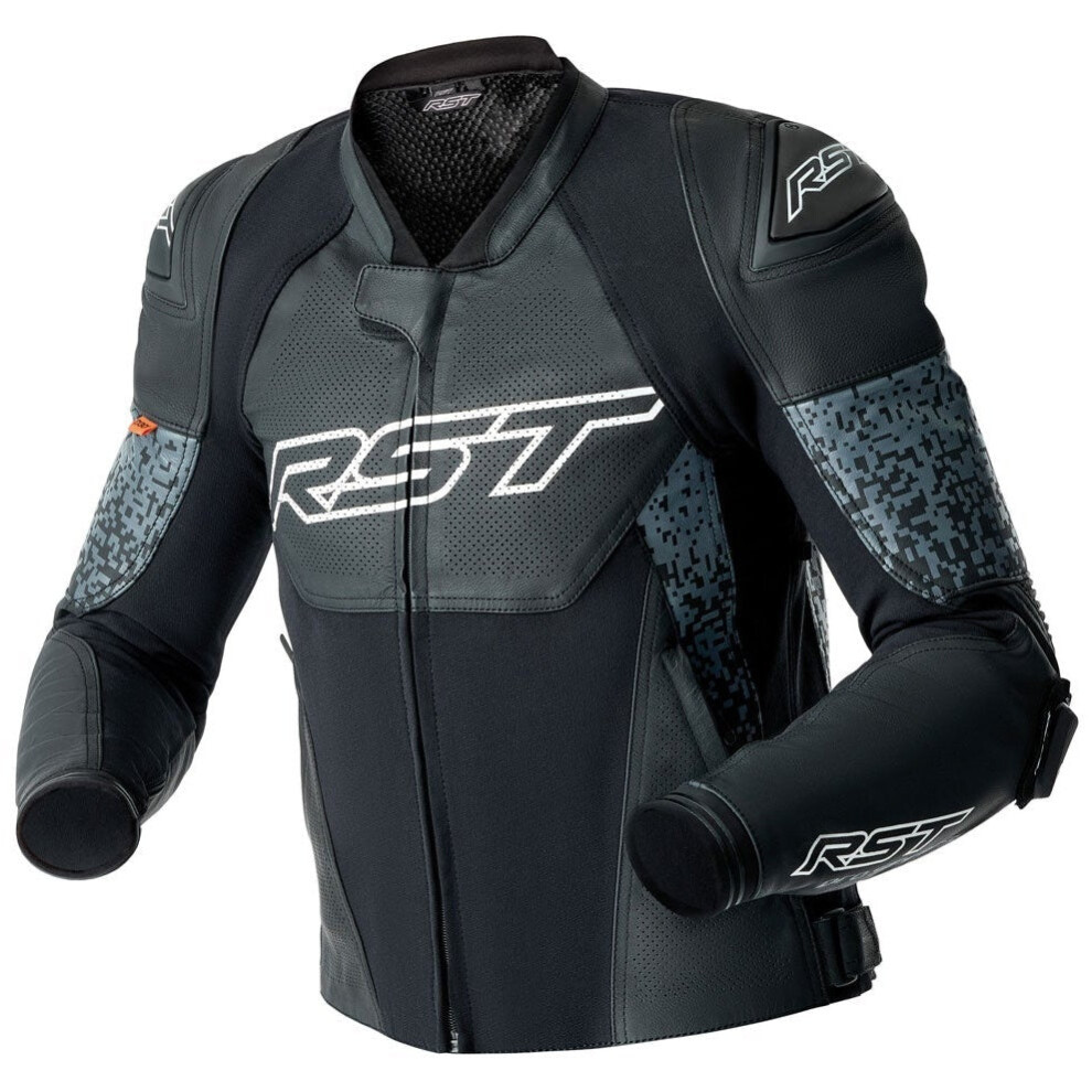 Rst Men's Black/Grey Pro Series Supersport-K D3o Perforated Motorcycle Leather Jacket - Image 2