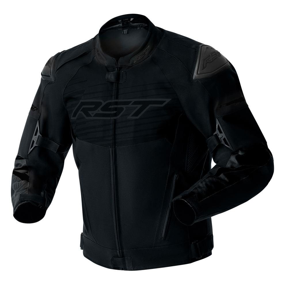 Rst Men's Black Tractech Evo D3o Waterproof Motorcycle Textile Jacket - Image 2