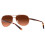 Oakley Oakley Feedback Ladies Sunglasses Rose Gold / Prizm Brown Gradient 10